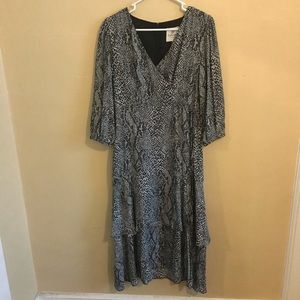 LaRoque Python Snake Wrap Dress
